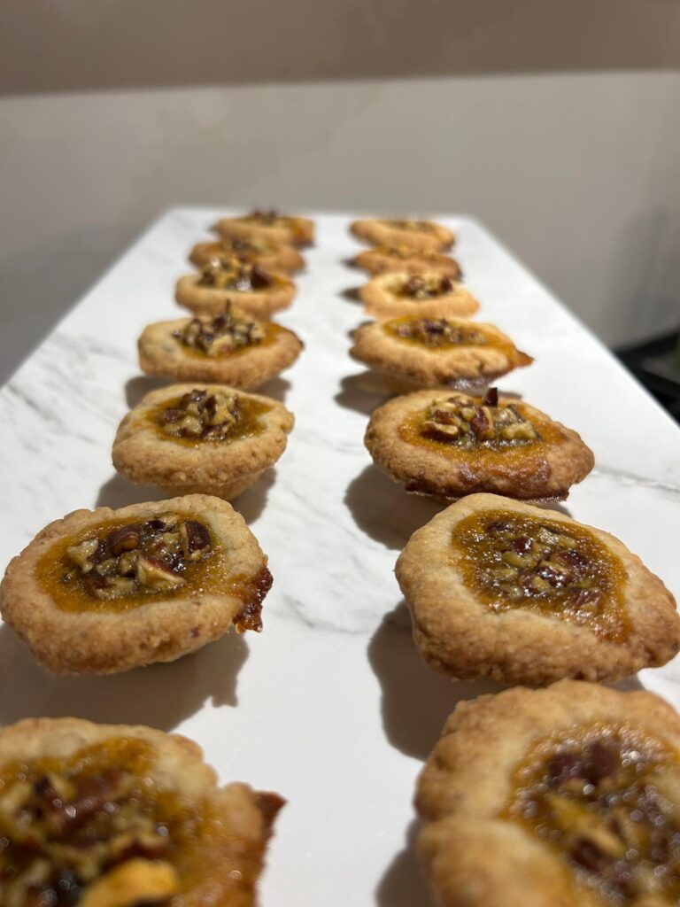 Mini Pecan Pumpkin Pies