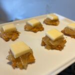 Smashed Tater Tot Crostini