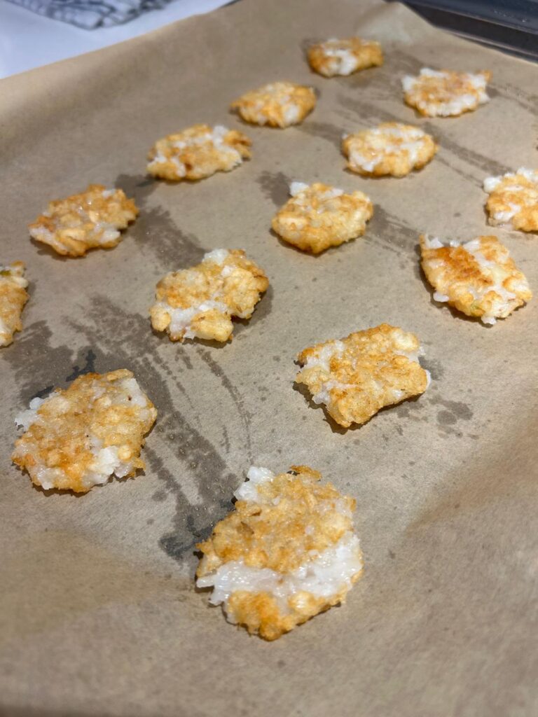 Smashed Tater Tot Crostini