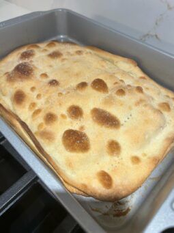 Cheesy focaccia