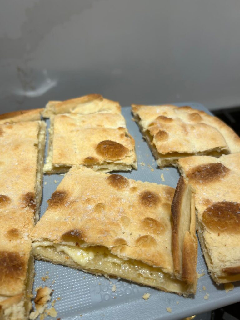 Cheesy focaccia