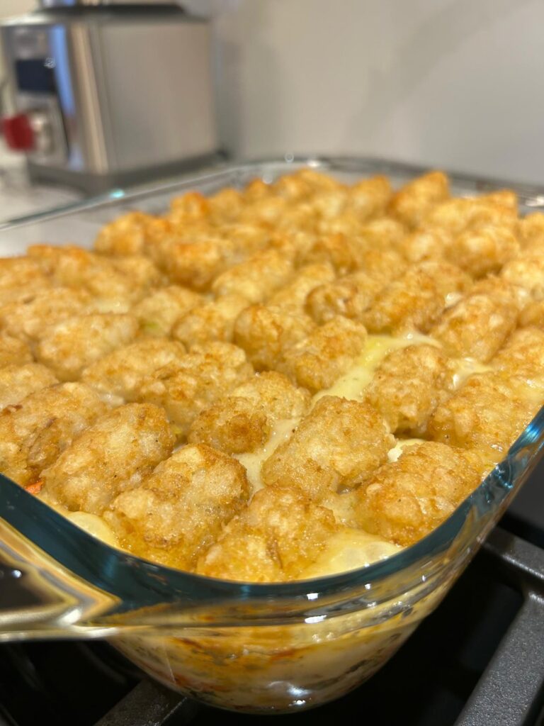 Chicken tot pie