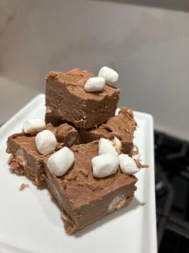 Decadent chocolate and marshmallow fudge