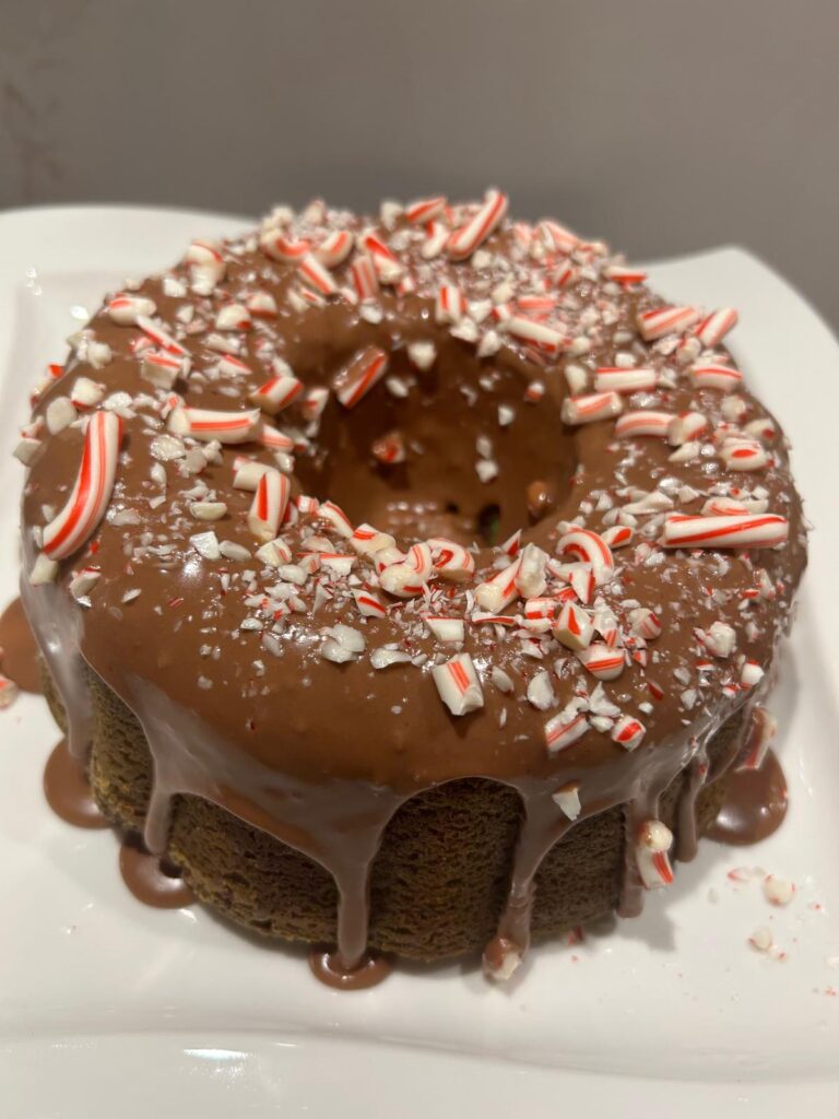 Mint Chocolate Fudge Swirl Cake