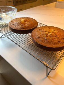 White Chocolate and Vanilla Peppermint Cake