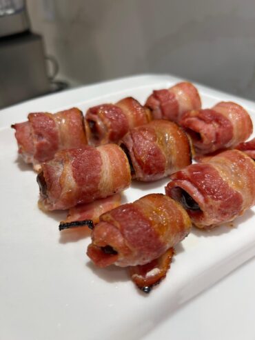Brown Sugar and Maple Bacon Wrapped Dates