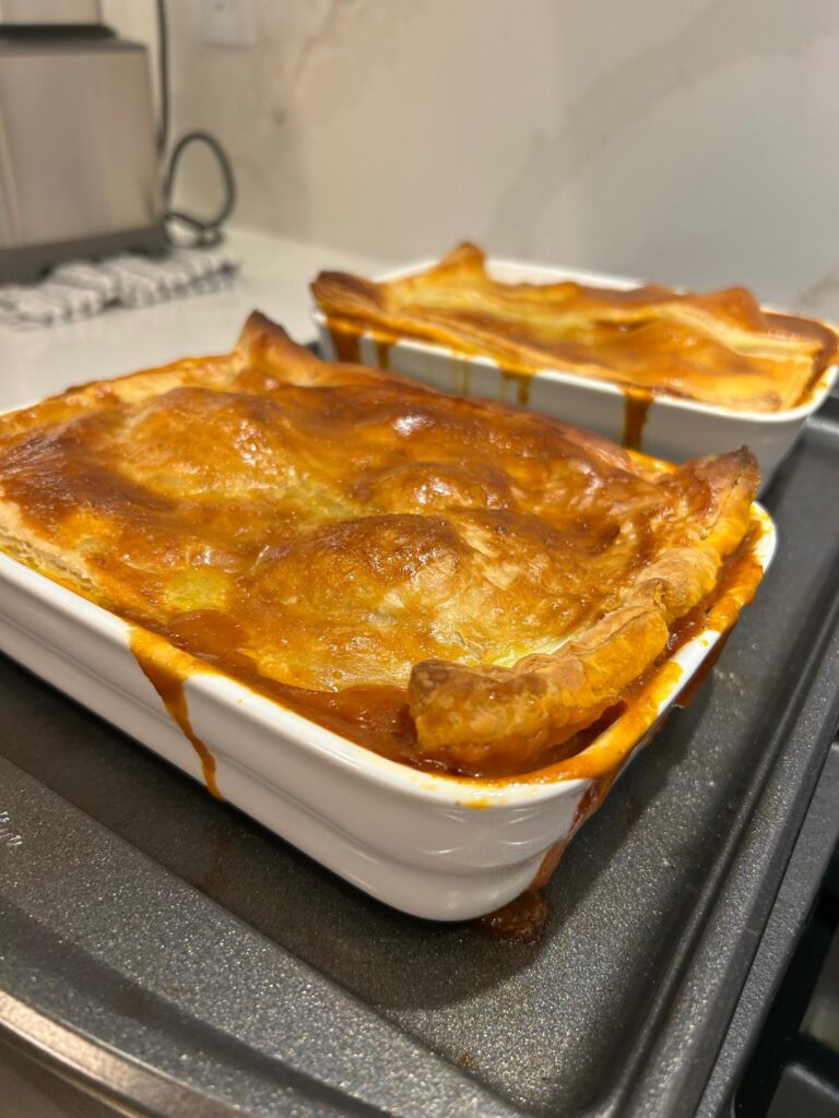 Beef pot pies