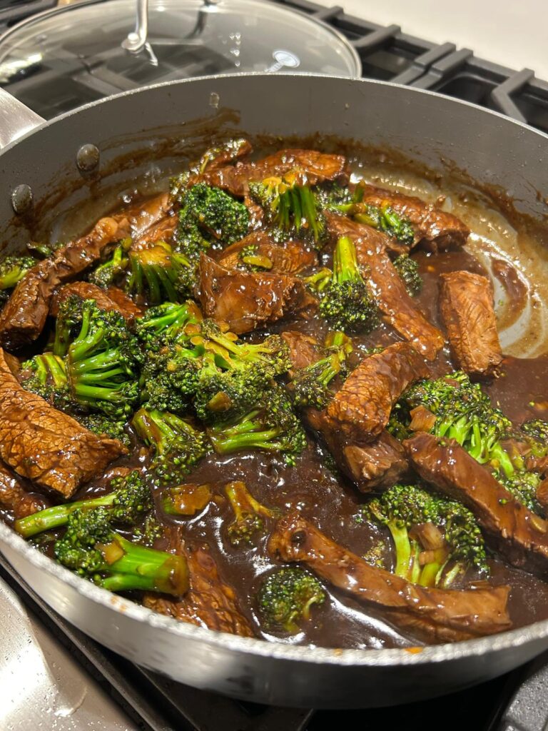 Ginger soy broccoli beef